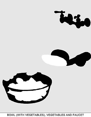 <b>Sediment (Part Two): Bowl (with Vegetables), Vegetables and Faucet</b>, 2010 Image