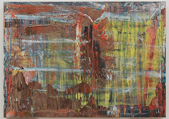 <b>Abstract Painting (908-2)</b>, 2009, 19 5/8 x 27 1/2 in. ( 50 x 70 cm ) Image
