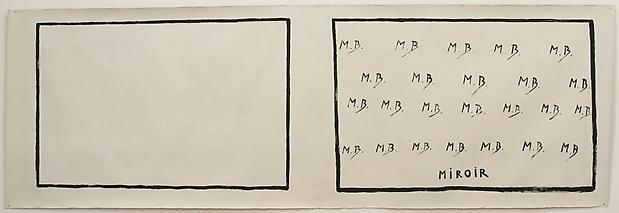 MARCEL BROODTHAERS
<b>Miroir</b>, 1971 Image