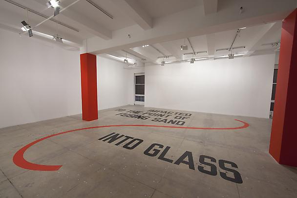 <b>IMPACTED TO THE POINT OF FUSING SAND INTO GLASS</b>, 2010 Image