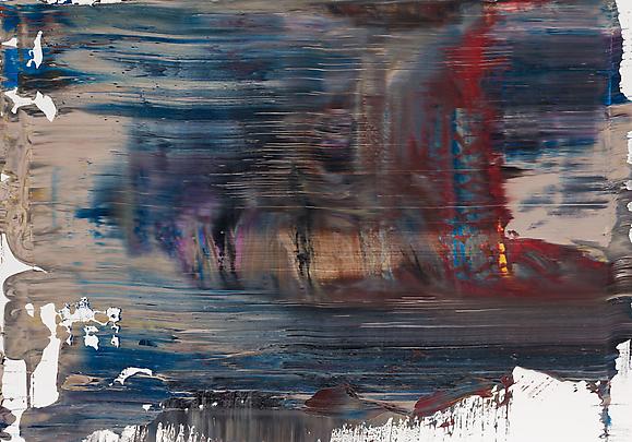 <b>Abstract Painting (894-7)</b>, 2005, 11 3/4 x 17 3/8 in. ( 30 x 44 cm ) Image