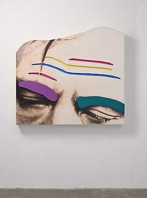 <b>Raised Eyebrows/ Furrowed Foreheads: (Violet and Green Eyebrows)</b>, 2008 Image