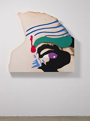 <b>Raised Eyebrows/ Furrowed Foreheads: (Green Eyebrow and Blood)</b>, 2008 Image
