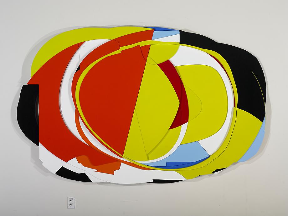 LHC, 2008 / acrylic and flashe on corafoam / 58 x 93 x 4 inches
collection of the Frederick R. Weisman Art Foundation