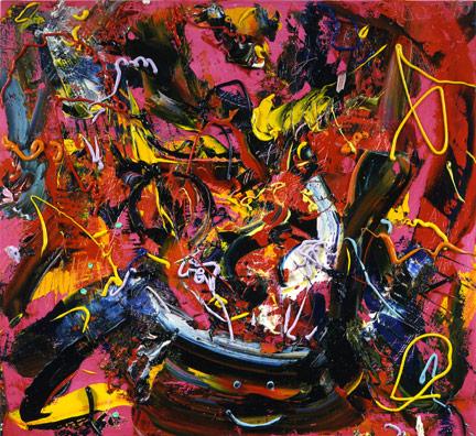Blowin', 2003
oil on panel
31 1/2 x 34 1/2 inches