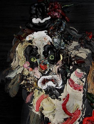 Hobo Clown #2, 2008 / oil on canvas / 84 x 68 inches
DETAIL IMAGE