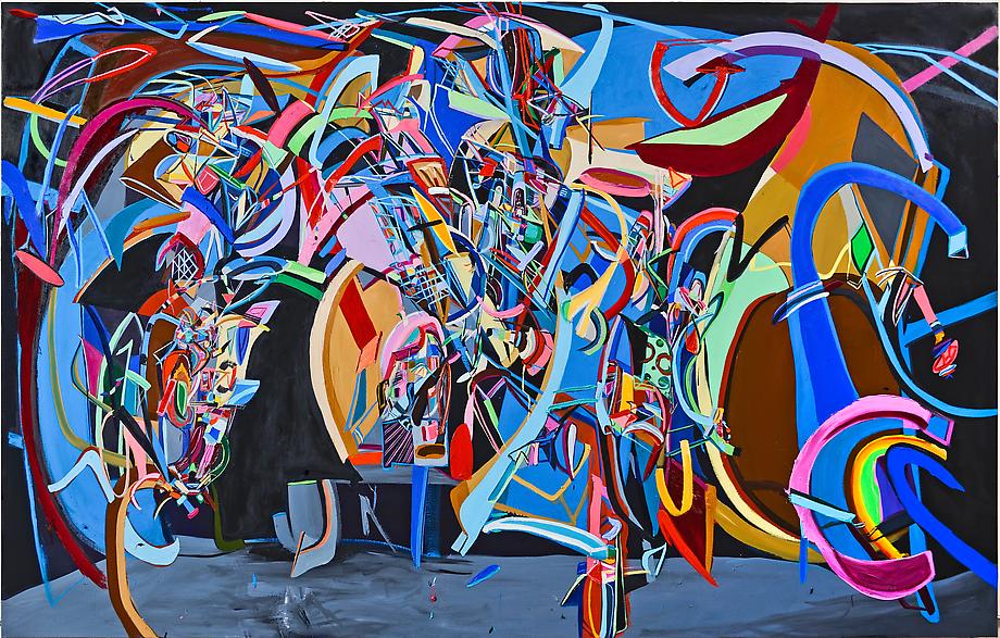 Flip Side, 2012 / oil on canvas / 76 x 120 inches