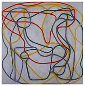 <i>Epitaph Painting 2</i>
1996-1997
Oil on linen
94 x 93 1/2 inches; 239 x 238 cm