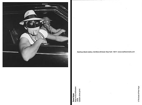 <i>Boys in Car, Halloween</i>
1978
Gelatin silver print