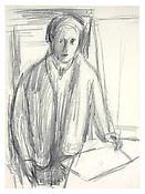 <i>Self-Portrait</i>
1949
Graphite on paper
16 1/2 x 12 1/8 inches; 42 x 31 cm