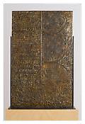 <i>Fragment of Letter</i>, verso, 2009, Bronze, 38 5/8 x 24 3/8 x 1/2 inches; 98 x 62 x 1 cm