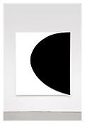 <i>Black Curve Relief</i>
2010
Oil on canvas, two joined panels
75 1/4 x 65 3/8 inches; 191 x 166 cm