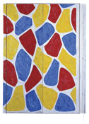 <i>Nines</i>
2006
Encaustic and oil on canvas with objects
Two panels (overall): 73 1/4 x 50 1/4 inches; 186 x 127 cm