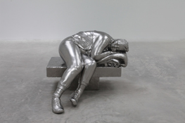 <i>Sleeping woman</i>
2012
Solid stainless steel
35 1/2 x 44 1/2 x 50 inches; 90 x 113 x 127 cm