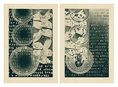 <i>Fragment of a Letter</i>, 2010, Intaglio on Echizen Torinoko handmade paper, two sheets, Each sheet: 44 7/8 x 30 1/2 inches; 114 x 78 cm