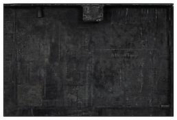<i>0 - 9</i>, detail, 2008, Bronze, 19 3/4 x 37 5/8 x 1 1/4 inches; 50 x 96 x 3 cm