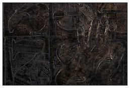 <i>0 - 9</i>, detail, 2010, Bronze, 14 7/16 x 25 5/16 x 1 inches; 37 x 64 x 3 cm