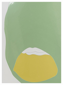 <i>Anxiety and the Horse.  Angela Merkel</i>
2011
Enamel on aluminum
60 x 44 inches; 152 x 112 cm