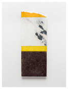 <i>For Blinky</i>
2011   
Oil and graphite on marble      
29 3/4 x 11 5/8 inches; 76 x 30 cm