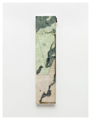 <i>Joined</i>
2011   
Oil and graphite on marble      
26 3/4 x 6 5/8 inches; 68 x 17 cm