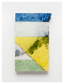 <i>First Square</i>
2011   
Oil and graphite on marble      
15 3/4 x 9 7/8 inches; 40 x 25 cm