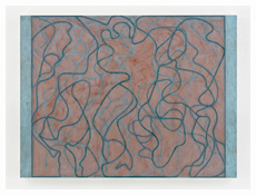 <i>Polke Letter</i>
2010-2011   
Oil on linen   
72 x 96 inches; 183 x 244 cm