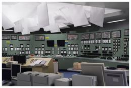 <i>Kontrollraum / Control Room</i>
2011
C-print mounted on plexiglas
78 3/4 x 118 1/8 inches; 200 x 300 cm