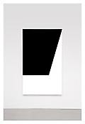 <i>Black Relief V</i>
2010
Oil on canvas, two joined panels
80 x 48 x 2 5/8 inches; 203 x 122 x 7 cm