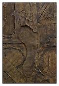 <i>0 - 9 (with Merce's Footprint)</i>, detail, 2009, Bronze, 19 3/16 x 37 3/16 x 1 1/4 inches; 49 x 95 x 3 cm