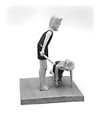 Edgar Tolson
<i>Cain Slaying Abel (from The Fall of Man series)</i>
1970
Carved wood with nails, glue, paint, graphite and ink
12 3/4 x 9 3/4 x 9 3/8 inches; 32 x 25 x 24 cm
