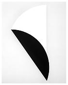 <i>Black Relief with White</i>
1994
Oil on canvas
120 x 60 inches; 305 x 152 cm