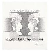 <i>Montezavalentine</i>, 2010, Graphite on paper, 12 3/4 x 12 inches; 32 x 31 cm