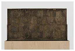 <i>0 - 9</i>, verso, 2009, White bronze, 20 1/8 x 37 3/4 x 1 3/8 inches; 51 x 96 x 4 cm