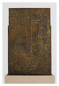 <i>Fragment of Letter</i>, recto, 2009, Bronze, 38 5/8 x 24 3/8 x 1/2 inches; 98 x 62 x 1 cm