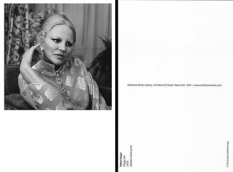 <i>Peggy Lee</i>
1974 
Gelatin silver print