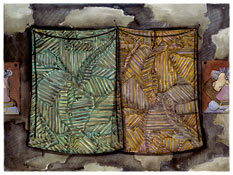 <i>Untitled</i>
1988
Watercolor and ink on paper
22 1/4 x 30 7/8 inches; 56.5 x 79 cm