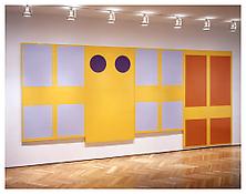 <i>Jim (Big)</i>
1991
Oil on panel in four parts
Overall: 94 x 208 inches; 239 x 528 cm