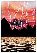 <i>The Island</i>
2004
Acrylic and ink on paper
8 1/2 x 6 inches; 22 x 15 cm