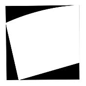 <i>White Curved Relief</i>
2006
Oil on canvas, two joined panels
80 x 79 x 2 3/4 inches; 203 x 201 x 7 cm
