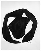 <i>Untitled (Black Variant)</i>
1960
Ink on paper
28 1/2 x 22 5/8 inches; 72 x 57 cm