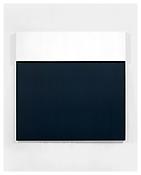 <i>White Over Dark Blue</i>
1966-68
Oil on canvas, two joined panels
60 x 60 x 2 1/2 inches; 152 x 152 x 6 cm