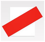 <i>Red Diagonal</i>
2007
Oil on canvas, two joined panels
84 1/4 x 109 3/8 x 2 5/8 inches; 214 x 278 x 7 cm