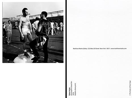 Christopher Street Pier
1976
Gelatin silver print