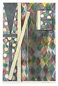 Jasper Johns
<i>Bushbaby</i>
2003
Watercolor and graphite on paper
22 3/4 x 13 5/8 inches; 58 x 35 cm