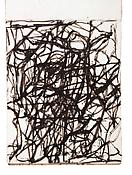 Brice Marden
<i>Sketchbook</i>
1983-84
Handbound between boards
25 sheets 
Ink on paper
10 3/16 x 9 5/8 inches; 26 x 24.5 cm