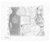 <i>Untitled</i>, 2010, Graphite and powdered graphite on paper, 15 3/4 x 19 1/4 inches; 40 x 49 cm