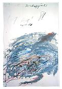 Cy Twombly
<i>Nike Androgyne</i>
1981-83
Oil, crayon and graphite on paper
41 x 27 1/2 inches; 104 x 70 cm