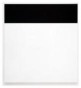 <i>Black Over White</i>
1966
Oil on canvas, two joined panels
86 x 80 inches; 218 x 203 cm