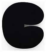 <i>Black Form I</i>
2011
Painted aluminum
80 x 71 3/4 x 4 1/4 inches; 203 x 182 x 11 cm