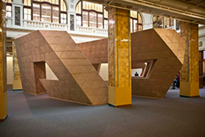 Tony Smith’s Bat Cave at the 9th Mercosul Biennial in Porto Alegre, Brazil